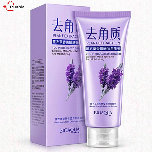 Peelin-groll-Lavender-Bioaqua-Natural-Plants-Extracts اسکراب لایه بردار اسطوخودوس