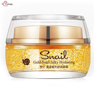 ماسک حلزون طلایی ابریشمی