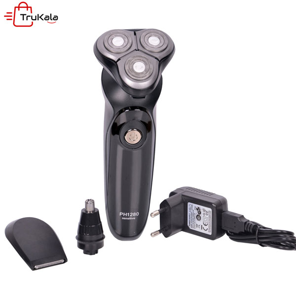 Facial-hair-trimmer-model-PH-1280g ماشین اصلاح صورت 1280 ترب