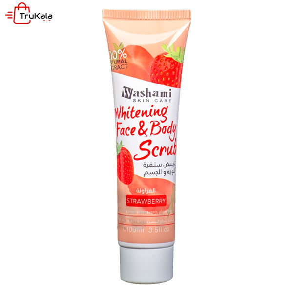 اسکراب لایه بردار پوست واشامی مدل توت فرنگی - تروکالا
