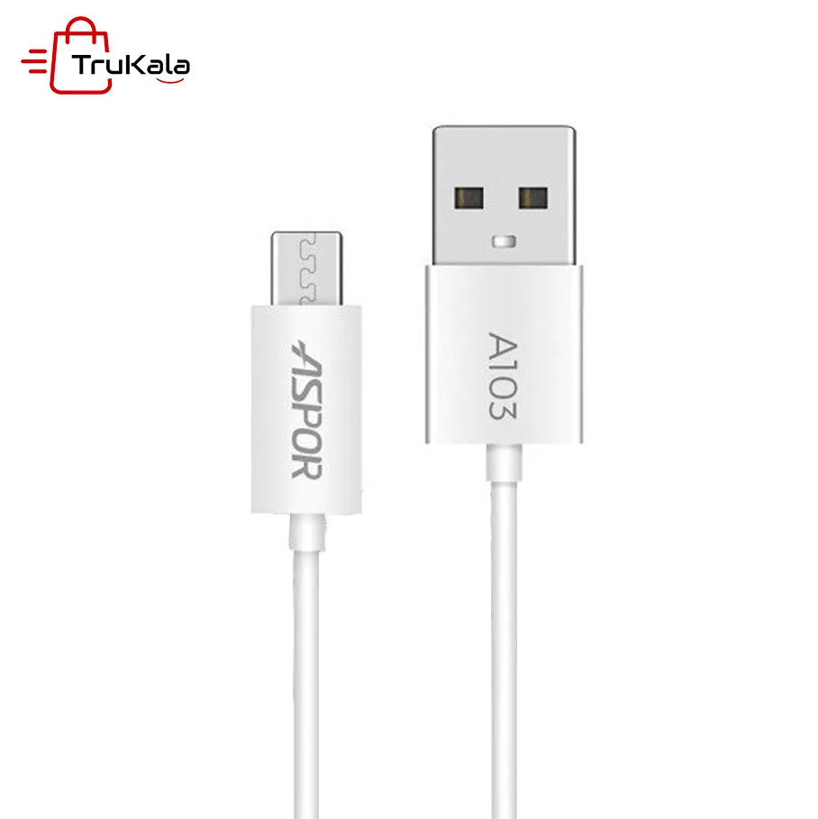 ASPOR-Fast-Charging-Cable-A103-1 کابل شارژر آسپور میکرو مدل A103