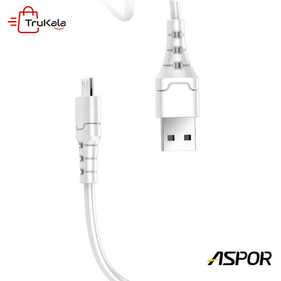 Aspor-Charger-and-Data-Cable-A100-2 کابل شارژر آسپور مدل A100