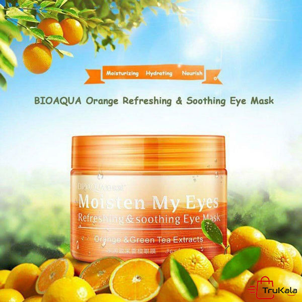 ماسک دور چشم پرتقال ویتامین سی