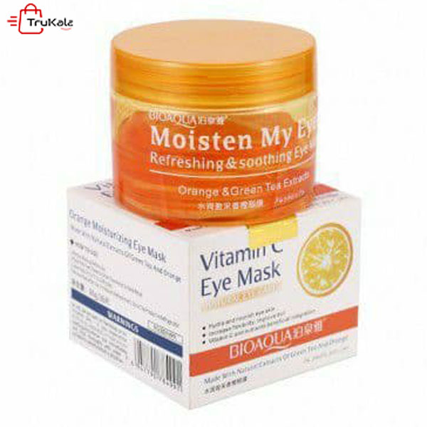 BIOAQUA-Orange-Eye-Mask8 ماسک دور چشم پرتقال ویتامین سی