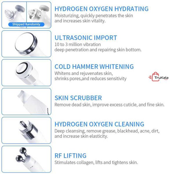 هیدروفیشیال 6 کاره (آکواجت) گرید ( آ پلاس )