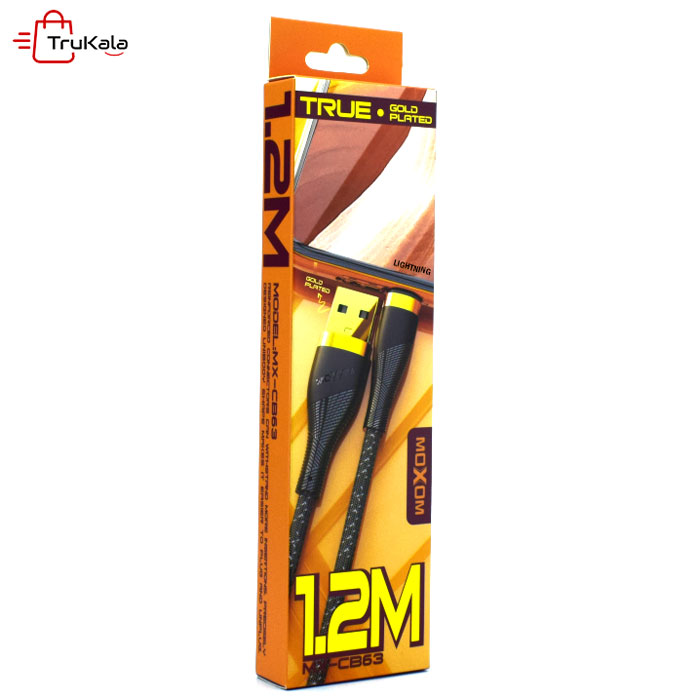 MOXOM-Data-Cable-MX-CB63-1 کابل شارژر موکسوم آیفون مدل MX-CB63