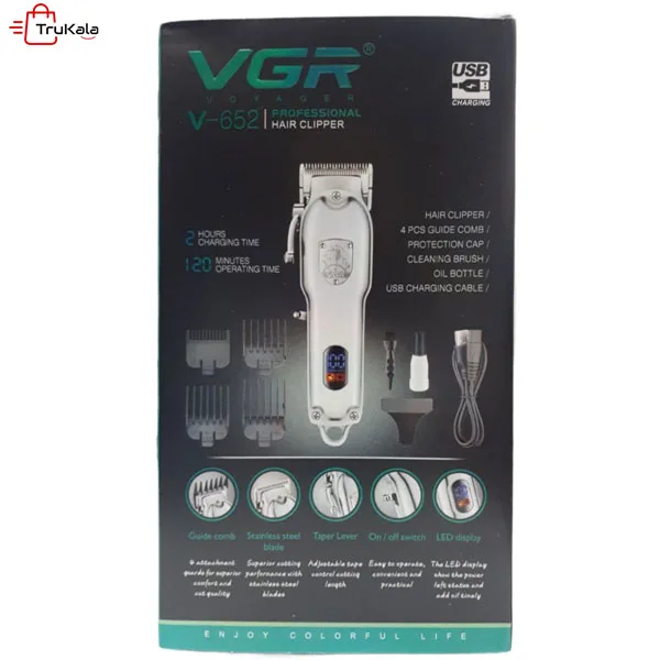 VGR-V-652-hair-and-face-shaving-machine01 ماشین اصلاح وی جی آر 652