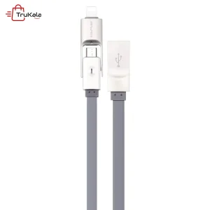 کابل شارژر دو سر Awei میکرو و آیفون مدل CL-989