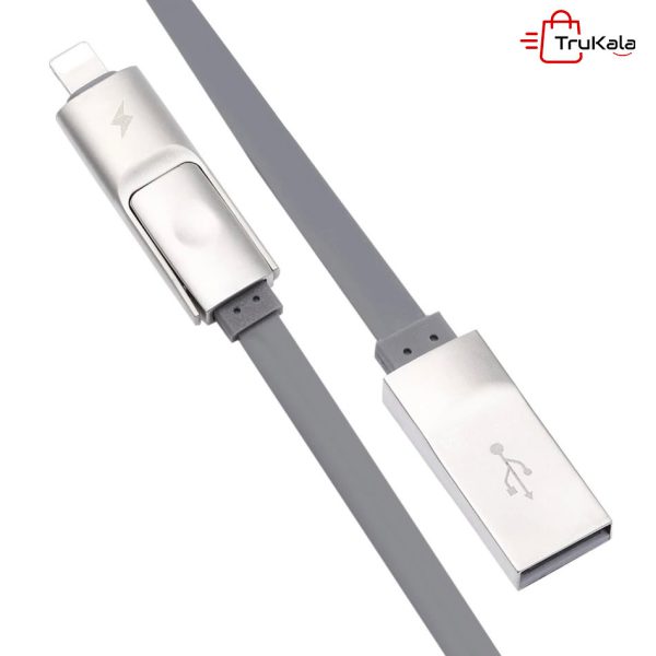 کابل شارژر دو سر Awei میکرو و آیفون