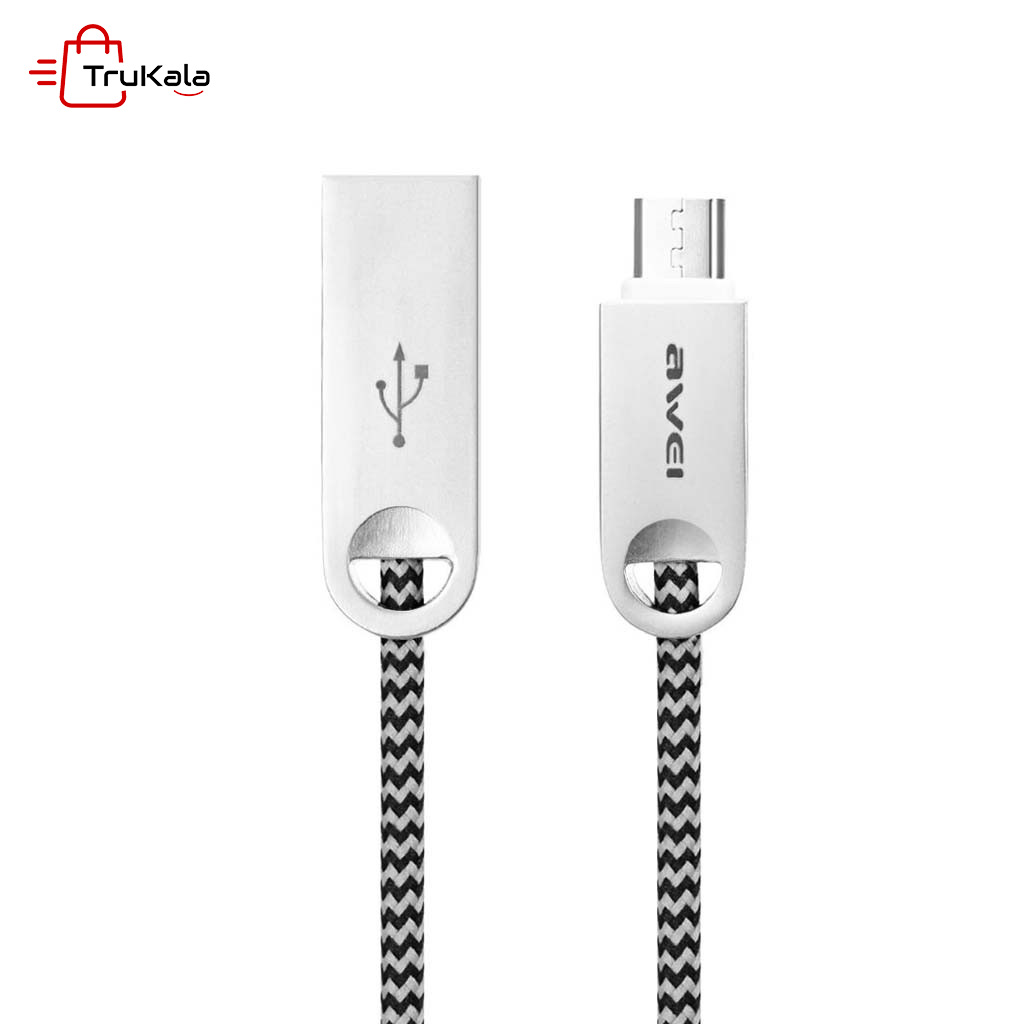 Awei-Charger-Cable-microUSB-CL-30-1 کابل شارژر Awei میکرو مدل CL-30