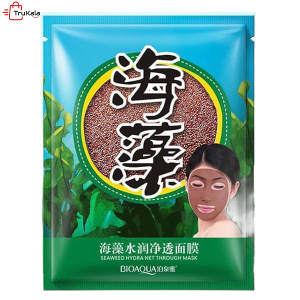 Bioaqua-Seaweed-Mask-Natural-Organic-Hydrating-Deep-Moisturising ماسک ورقه ای جلبک دانه ریز بیواکوا