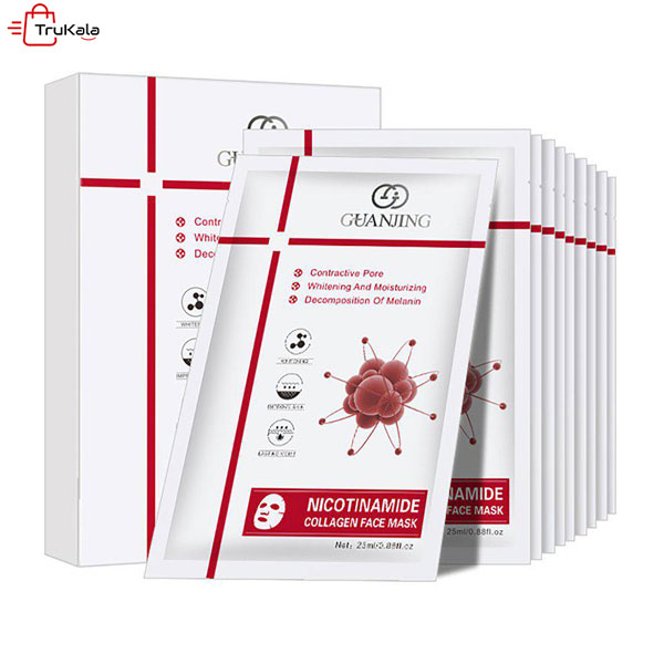 GUANJING-Nicotinamide-Serum-Mask2 ماسک ورقه ای صورت نیکوتینامید گوانجینگ ترب