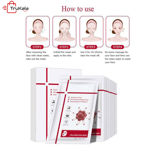 روش استفاده ماسک ورقه ای صورت نیکوتینامید گوانجینگ