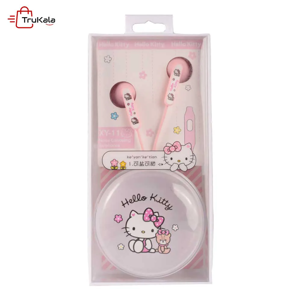 Hello-Kitty-Earphone-XY-11-Doll-1 هندزفری هلوکیتی مدل XY-11 طرح عروسک