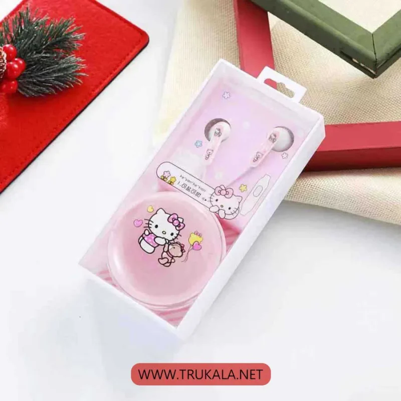 هندزفری فانتزی هلو کیتی مدل XY-11 طرح عروسک