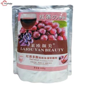 ماسک پودری شراب قرمز