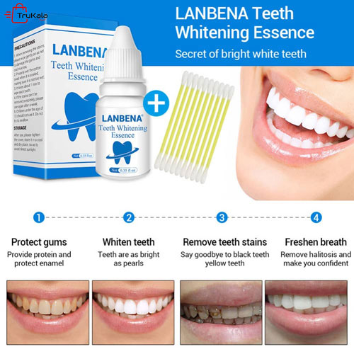 خرید محلول سفید کننده دندان لانبنا