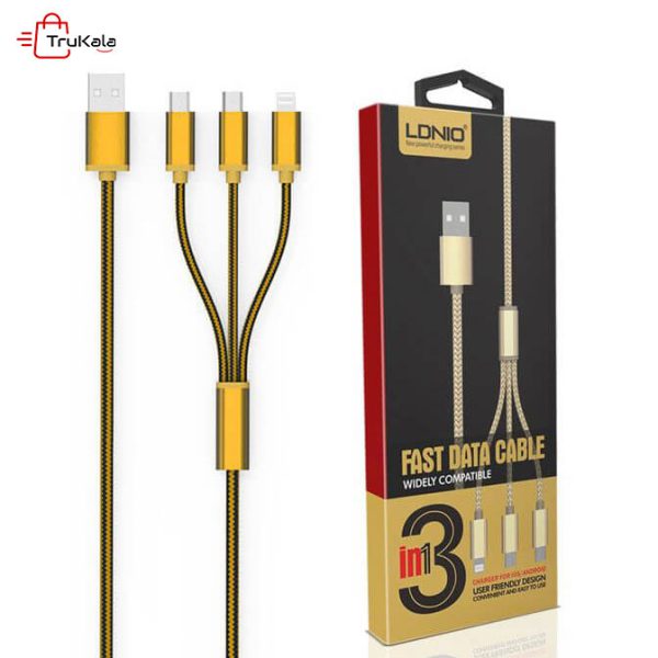 خرید کابل LDNIO سه سر