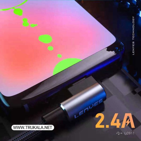 کابل شارژر لنیز L شکل TYPE C
