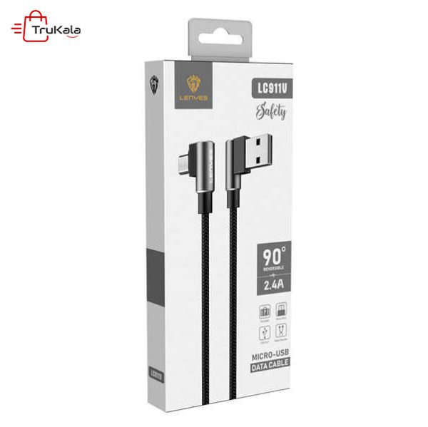 کابل شارژر لنیز L شکل میکرو مدل LC911V
