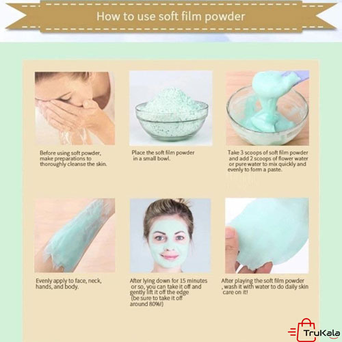 روش استفاده از ماسک پودری نعناع