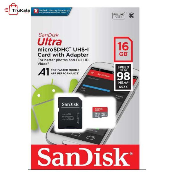 کارت حافظه SanDisk 16 گیگابایت