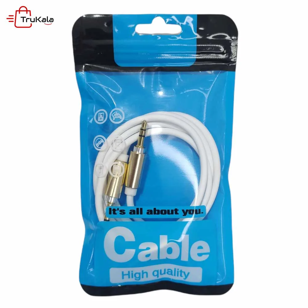 Silicone-Cable-1-meter-AUX-1 کابل AUX 1 متری سیلیکونی