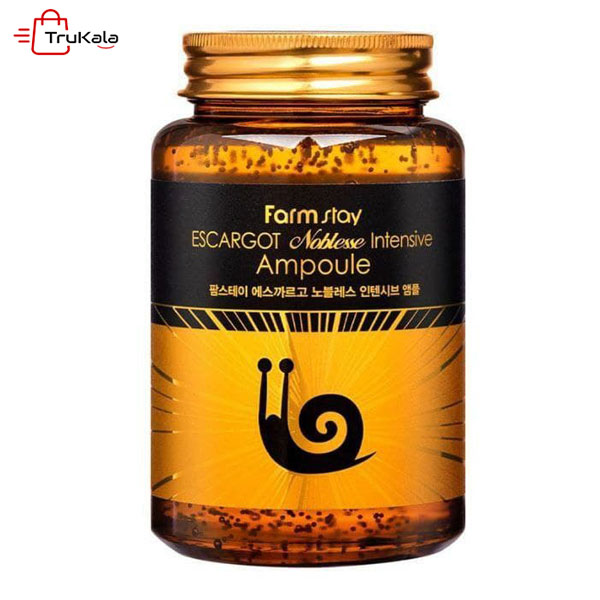 FarmStay-Escargot-Noblesse-Intensive-Ampoule-250ml آمپول چند کاره حلزون فارم استی