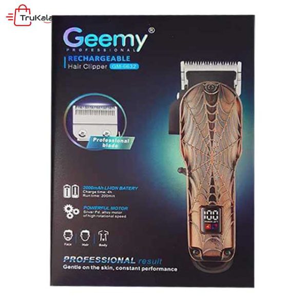 ماشین اصلاح سر و صورت Geemy مدل GM-6632 - Image 5
