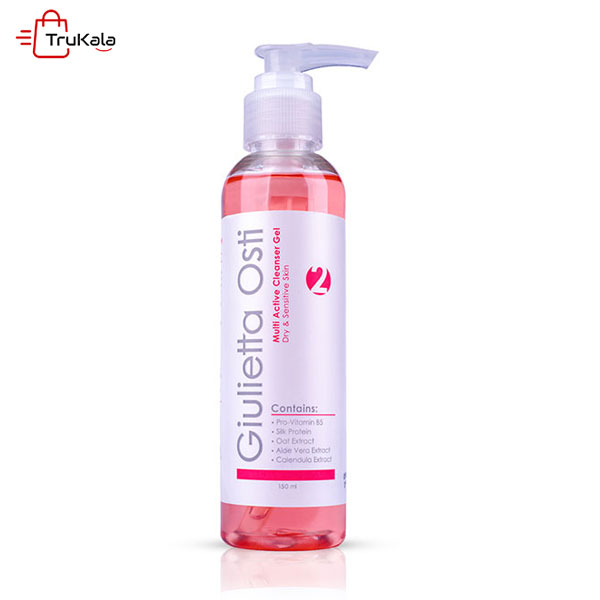 Giulietta-Osti-Dry-Skin-Wash-Gel ژل شستشو صورت پوست خشک جولیتا اُستی
