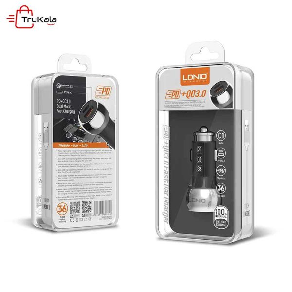 شارژر فندکی الدینیو مدل C1