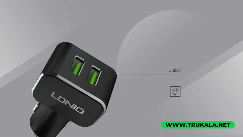 شارژر فندکی الدینیو مدل C306