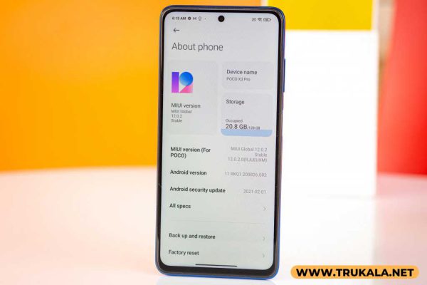 شیائومی پوکو X3 pro دو سیم کارت ظرفیت 256 گیگابایت