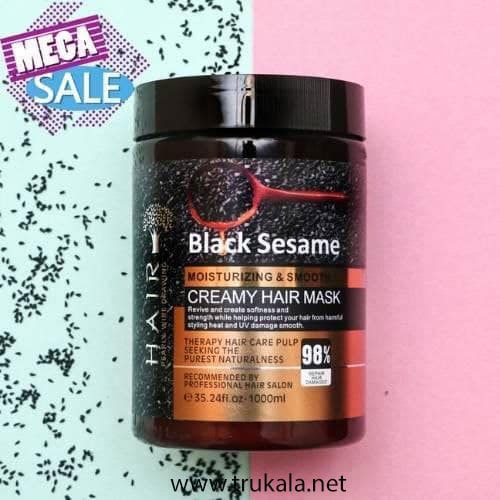 ماسک مو کنجد سیاه هیر