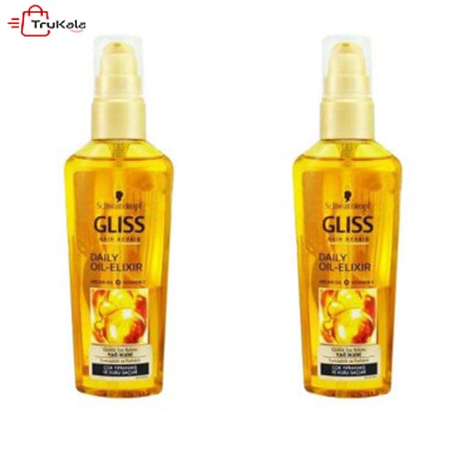 روغن ارگان مو خشک گلیس