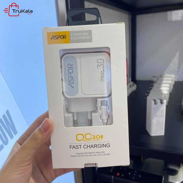 شارژر دیواری آسپور مدل A828