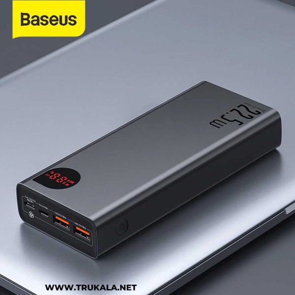 پاور بانک بیسوس 30000 میلی آمپر 22.5 وات فست شارژ