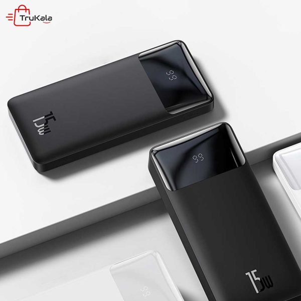 پاور بانک بیسوس 20000 میلی آمپر 15 وات فست شارژ