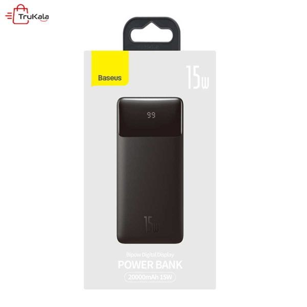 پاور بانک بیسوس 20000 میلی آمپر 15 وات فست شارژ