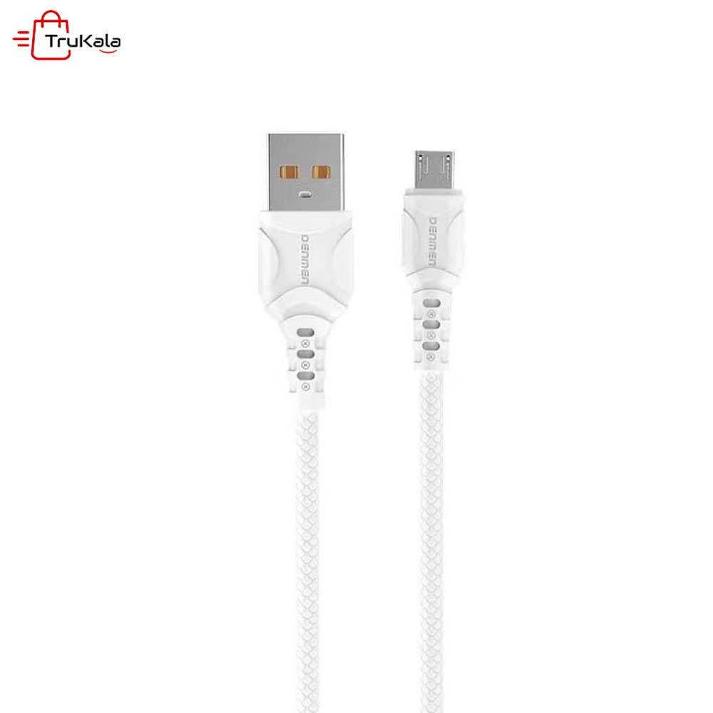Denmen-Charger-and-Data-Cable-D08V-micro-USB-1 کابل شارژر میکرو دنمن مدل D08V