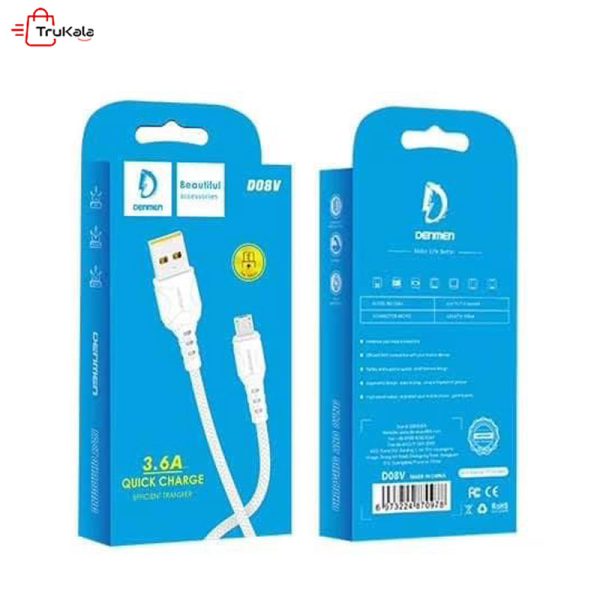 کابل شارژر میکرو دنمن مدل D08V
