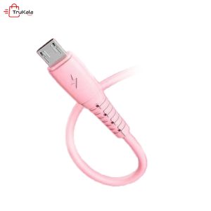 کابل شارژر سیلیکونی رنگی میکرو دنمن مدل D07V