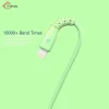 کابل شارژر سیلیکونی رنگی میکرو دنمن مدل D07V