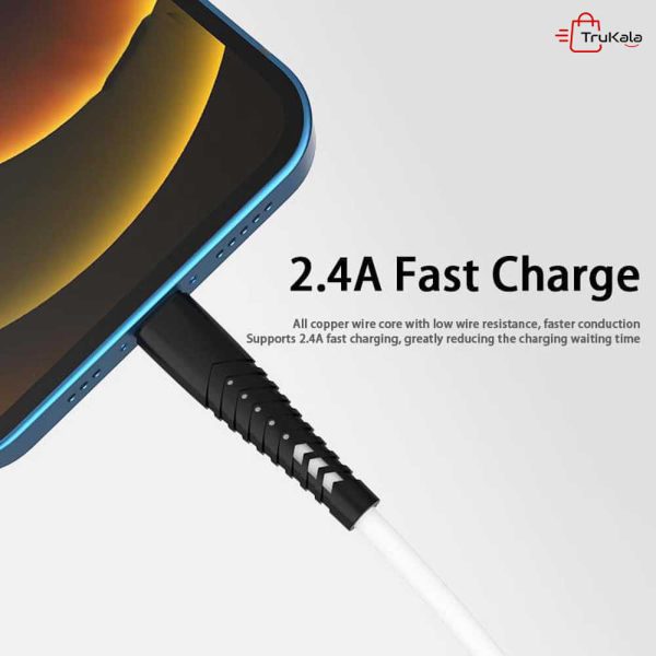 کابل شارژر سیلیکونی میکرو دنمن مدل D19V