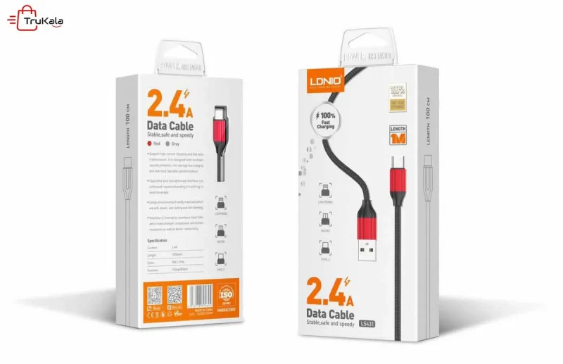 کابل شارژر میکرو الدینیو مدل LS431