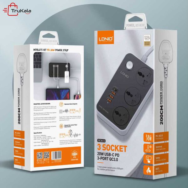 چند راهی برق الدینیو مدل SC-3412