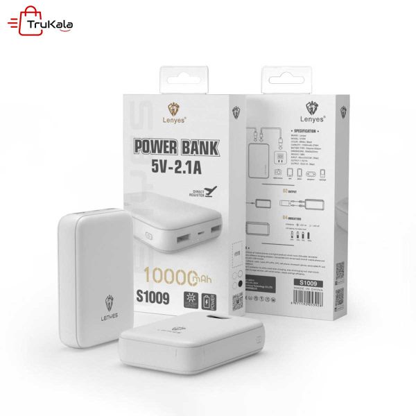 پاور بانک لنیس 10000 میلی آمپر مدل S1009