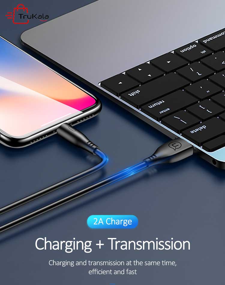 کابل شارژر آیفون یوسمز مدل U18