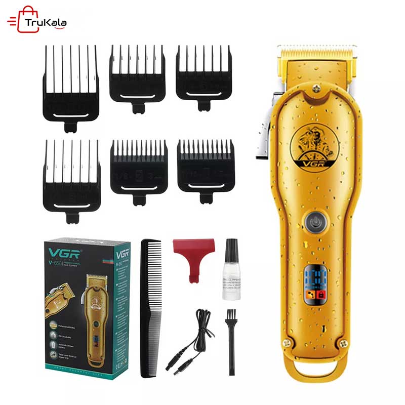 VGR-Electric-Hair-Clipper-Professional-Rechargeable-V-650-2 ماشین اصلاح سر و صورت حرفه ای VGR مدل V-650