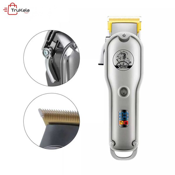 ماشین اصلاح سر و صورت حرفه ای VGR مدل V-650